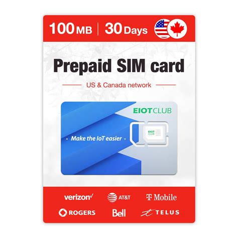 Jul 14, 2023 · Addressing this need is the 'Eiotclub Prepaid 4G SIM Card Data', enabling seamless connectivity for your IoT devices. It provides support across multiple carriers, including Verizon, AT&T, and T-Mobile. Given that the Eiotclub card is prepaid, it allows you to make easy choices between these carriers based on current network coverage, pricing ...